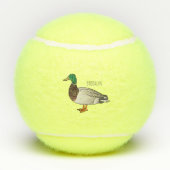 Balles De Tennis Illustration du canard de Majard (Dos)