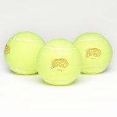 Balles De Tennis Illustration du serpent python birman (Multiple)
