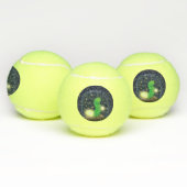Balles De Tennis Illustration du ver vert mou (Multiple)
