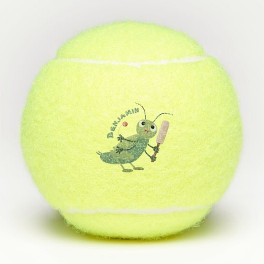 Balles De Tennis Illustration d'un insecte du cricket vert mou (Devant)