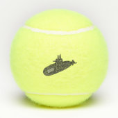 Balles De Tennis Illustration sous-marine (Dos)