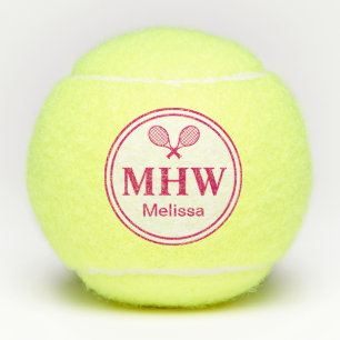 Balles De Tennis Initiales Modernes