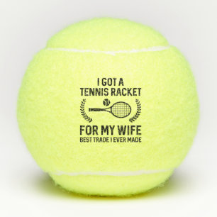 Balles De Tennis J'Ai Une Raquette De Tennis Pour Ma Femme