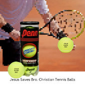 Balles De Tennis Jésus Sauve Bro. chrétien