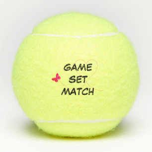 Balles De Tennis Jeu de tennis Match Butterfly Love Personnalisé