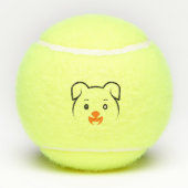 Balles De Tennis Joli chiot (Dos)