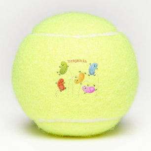 Balles De Tennis Jolie jellybeans bondissant dessin animé