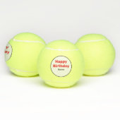 Balles De Tennis Joyeux anniversaire de tennis (Multiple)