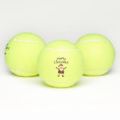 Balles De Tennis Joyeux Noël avec le Père Noël (Multiple)