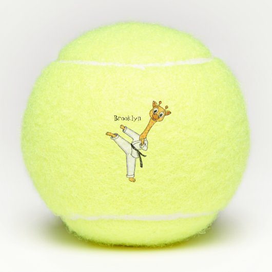 Balles De Tennis Kung Fu giraffe (Devant)