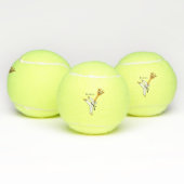 Balles De Tennis Kung Fu giraffe (Multiple)