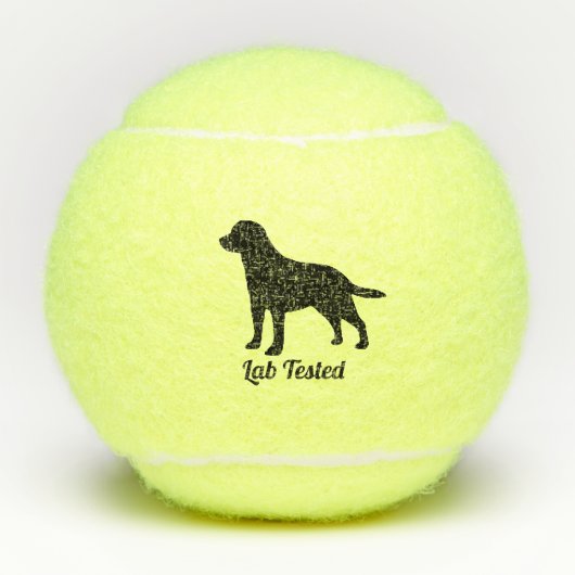 Balles De Tennis Labrador retriever votre texte (Devant)