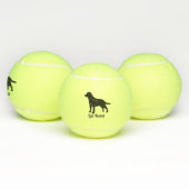 Balles De Tennis Labrador retriever votre texte (Multiple)