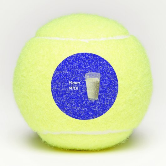 Balles De Tennis LAIT Mmm (Devant)