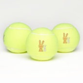 Balles De Tennis Lapin de Pâques (Multiple)