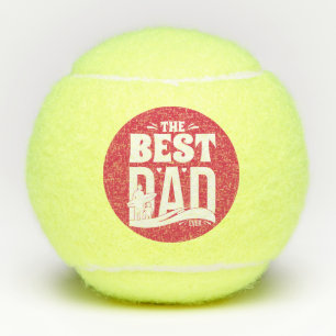Balles De Tennis Le Meilleur Papa du Monde - Père et Enfant