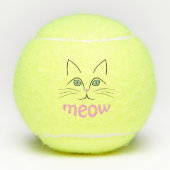 Balles De Tennis Le visage de Chat (Devant)