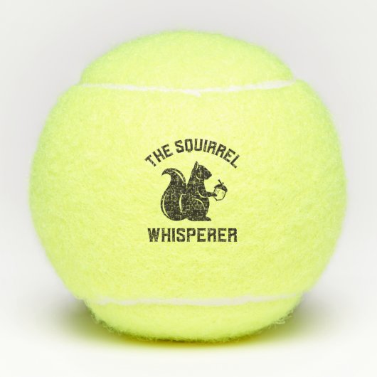 Balles De Tennis Le Whisperer d'écureuil | Écureuil (Devant)