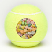 BALLES DE TENNIS LES COEURS DE LA BOUGIE DE VALENTINE (Dos)