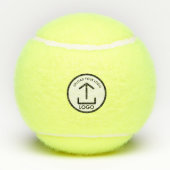 Balles De Tennis Logo d'affaires professionnel simple et moderne bl (Dos)