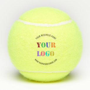 Balles De Tennis Logo et texte personnalisés Boules de tennis perso
