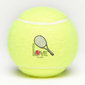Balles De Tennis Love tennis (Dos)