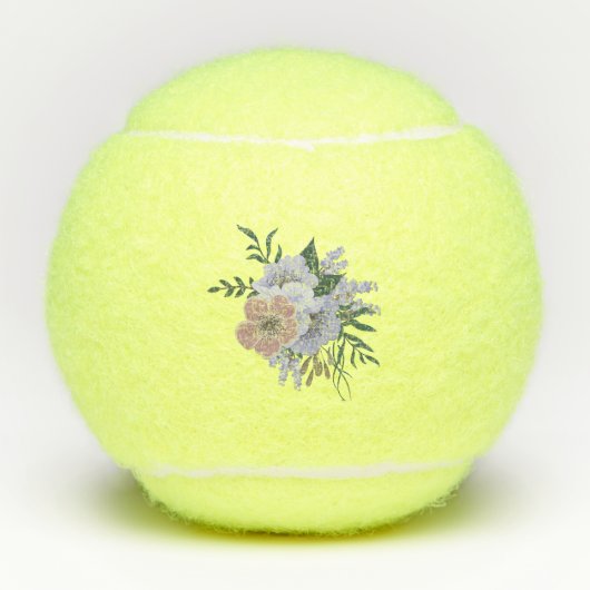 Balles De Tennis Lovely Lavender dans Bouquet (Devant)