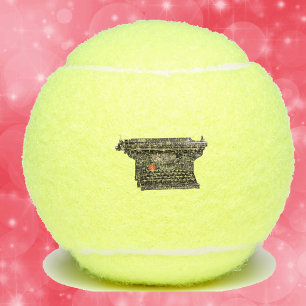 Balles De Tennis Machine à écrire manuelle noire vintage de l'ère v