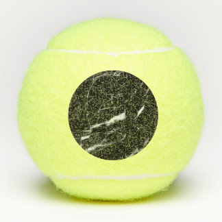 Balles De Tennis Marbre noir