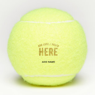 BALLES DE TENNIS MARQUE VÉRIFIÉE JAUNE PERSONNALISABLE MODERNE ET É