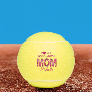 Balles De Tennis Meilleur cadeau de maman floral - Amour de la fête