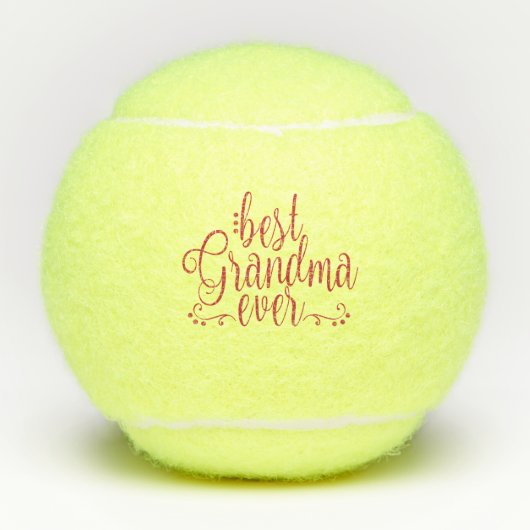 Balles De Tennis Meilleure grand-mère (Devant)