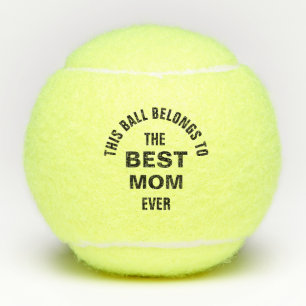 Balles De Tennis Meilleure maman jamais personnalisée