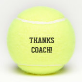 Balles De Tennis Merci Coach (Dos)
