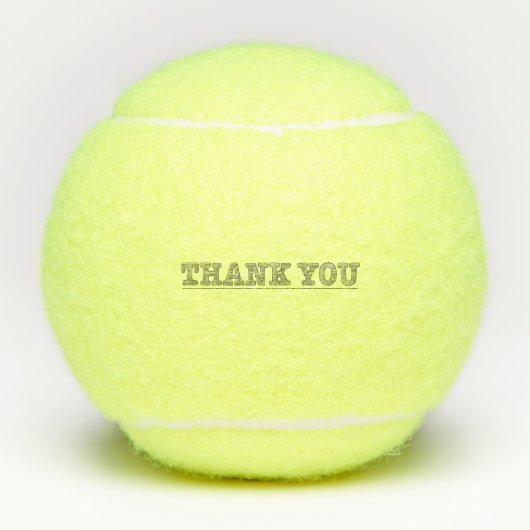 Balles De Tennis Merci Crayon Dessin Appréciation Positivité (Devant)
