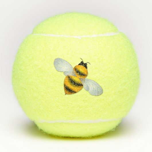 Balles De Tennis Miel Bee (Devant)