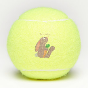 Balles De Tennis Mignons lapin lapin lapin assis avec dessin de car