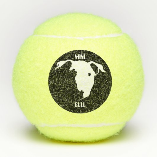 BALLES DE TENNIS MINI BULL (Devant)
