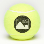Balles De Tennis Moderne simple Créez votre propre image Mariage (Dos)