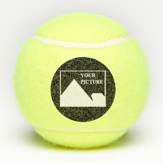Balles De Tennis Moderne simple Créez votre propre image Mariage (Dos)