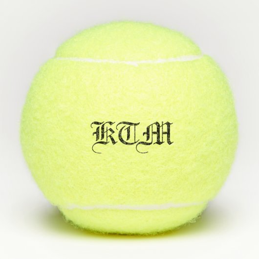 Balles De Tennis Monogramme Classique OE (Devant)