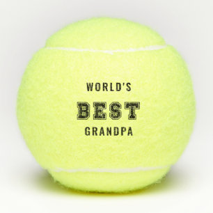 Balles De Tennis Monogramme du meilleur grand-père du monde