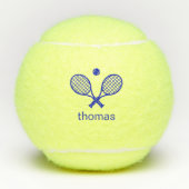 Balles De Tennis Monogramme moderne (Devant)