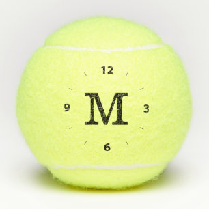 Balles De Tennis Monogramme noir professionnel moderne #20