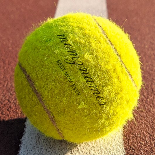 Balles De Tennis Nom de la calligraphie personnalisée de la meilleu