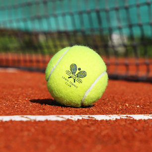 Balles De Tennis Nom du club Tennis Team Green Any Color Custom