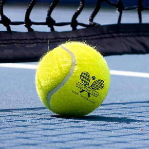 Balles De Tennis Nom du club Tennis Team Toute couleur personnalisé
