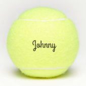 Balles De Tennis Nom et date faits sur commande simples des textes (Devant)