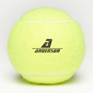 Balles De Tennis Nom et monogramme personnalisés
