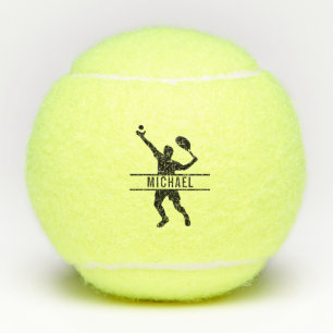 Balles De Tennis Nom personnalisé du joueur de tennis